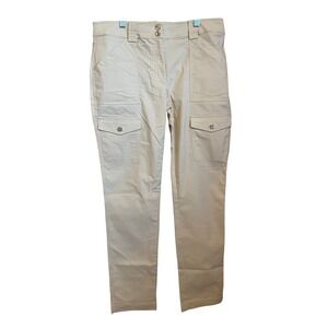 Anatomie Kate Cargo Pants Size Medium Women's Straight Leg Stretch Twill